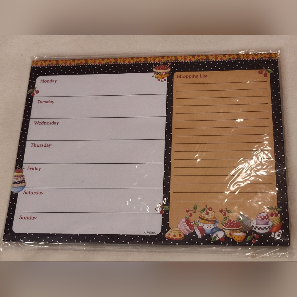 Colorful Weekly Planner and Notepad Set - Picture 3 of 6